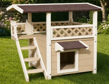 Wooden Cat House GBCS1356 (2 Levels)