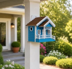 Luxury Wooden Bird House GBM259 (23x27x25 cm)