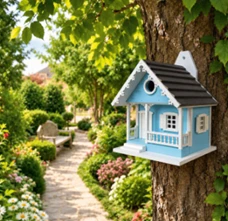 Luxury Wooden Bird House GBS127 (24x23x26 cm)
