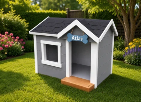 Ahşap Köpek Evi GBDL3921 (Büyük ırk)
